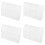 4X Clear Acrylic Remote Control Holder Wall Mount Media Organizer Storage Box (Three Compartments) 1