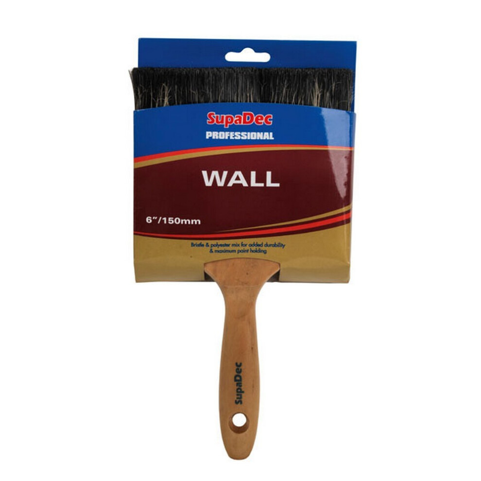 (5In, Brown/Black) Supadec Professional Wall Brush 5059444100024