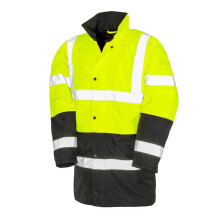 (XXL, Fluorescent Yellow/Black) Result Adults Unisex Core Motorway Two Tone Safety Jacket