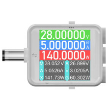 B50 DC5.5 Tester Digitalanzeige Voltmeter Amperemeter Wattmeter Gleichstrom Spannungs Leistungsmonitor 5517 5521 5520 -Adapter