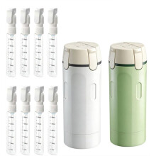 4-in-1 Reisdispenser, Lekvrije Reisflessen van 30 Ml, Navulfles voor Shampoo, Lotion, Conditioner en Crème