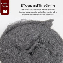 10Pcs Stainless Steel Wool Length Flexibility for Furniture Automobile Stone Crafts Glass Metal Polishing and Sanding-0