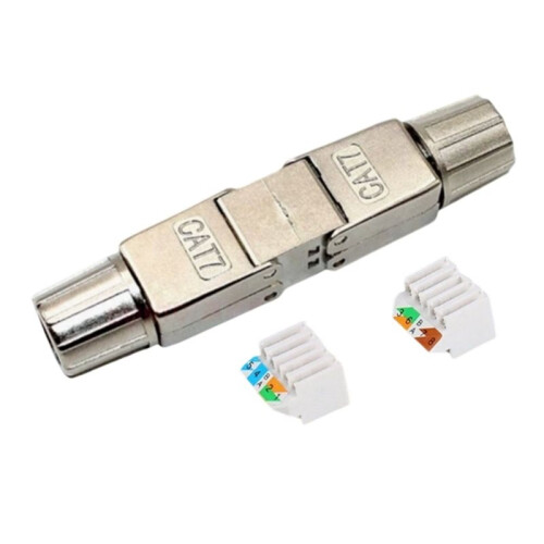 CAT7 Network Cable Extender Adapter Ethernet RJ45 Converter Fully Shielded Module Cord Splitter Lan Expand Connector