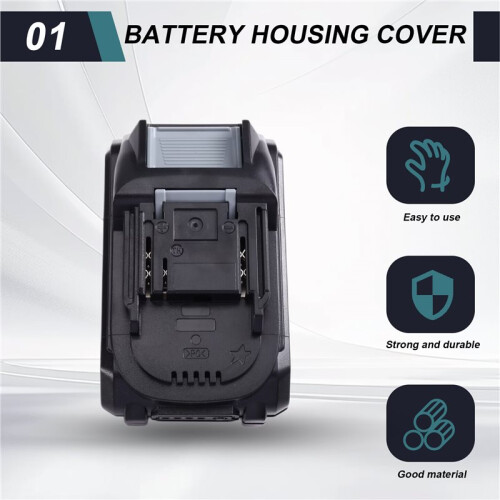 5Core Battery Storage Box Case for  21700DC 150A Protection Board +Light Panel for  Replacement Parts 1