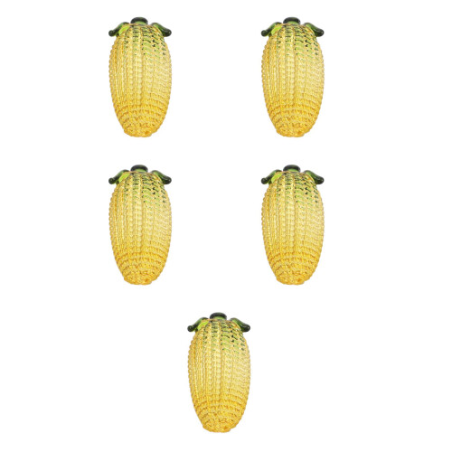 5Pcs Crystal Corn Figurines Paperweight Home Decorations 1