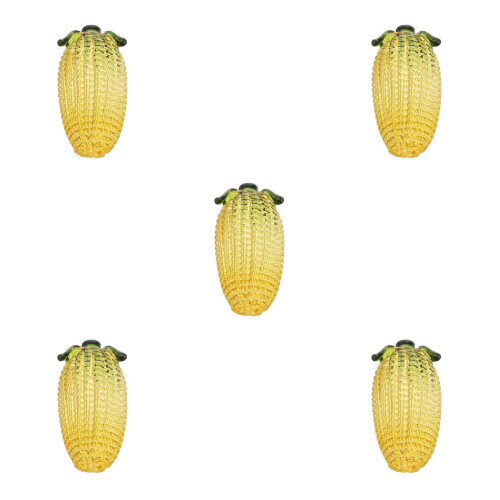 5Pcs Crystal Corn Figurines Paperweight Home Decorations 2