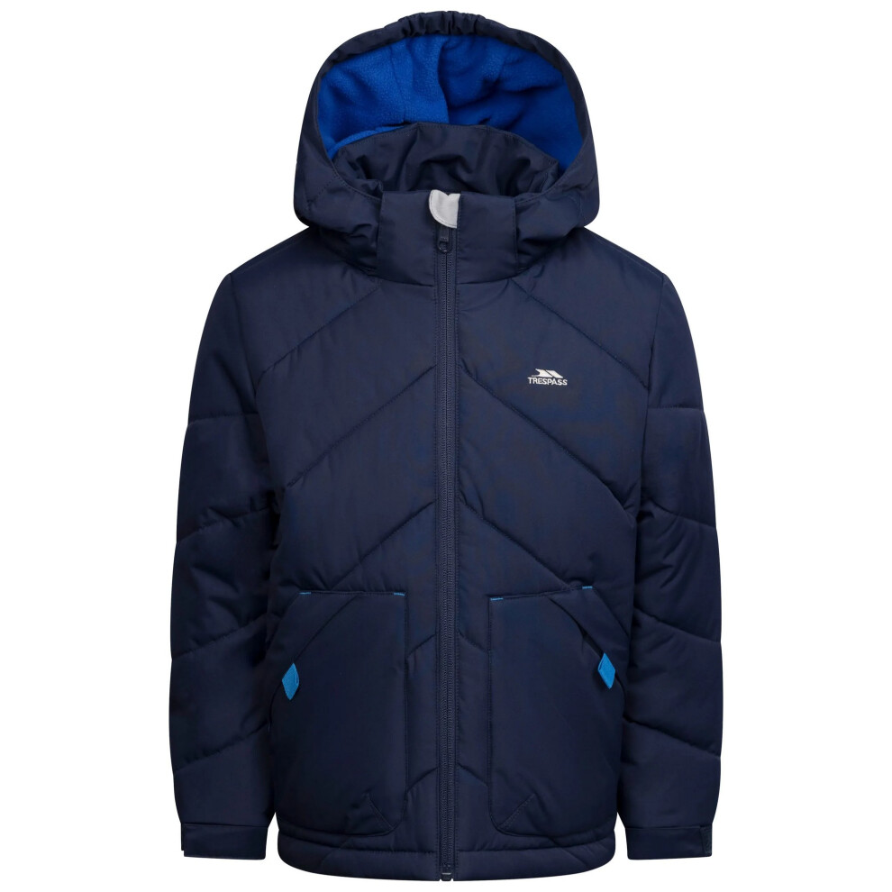 Trespass (11-12 Years, Navy) Boys Ryssa Logo Jacket