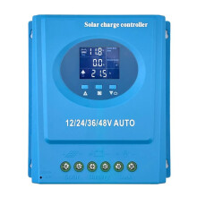 MPPT Solar Charge Controller 120A 12V-48V Auto LCD & Dual USB Charging for Phone Lead-Acid/Lithium Battery