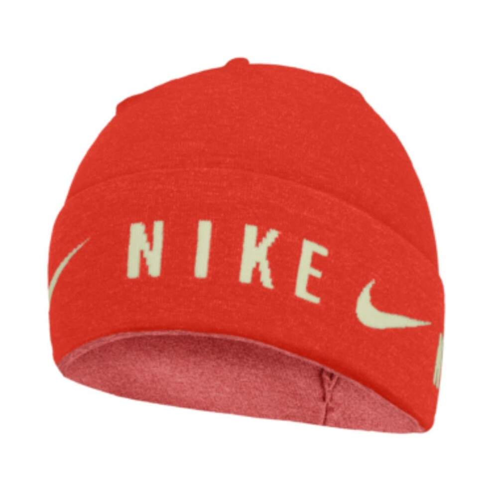 Nike (One Size, ) U Knitted Dri-Fit Cuffed Beanie Red
