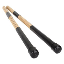 1pair Jazz Drum Rod Brushes Sticks Made of Bamboo for Jazz Folk Music