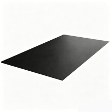 Black PU Leather Tablecloth Oil-Proof Waterproof Wear-Resistant Wash-Free Dining Table Cloth Mat 70x100cm