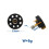Diving 1/4" Inch Camera Screw Underwater Diving Waterproof Case Camera Bracket Grip Base Plate Screw 2