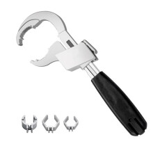 Multifunctional Bathroom Wrench Adjustable Opening 80Mm Spanner Sink Faucet Narrow Sewer Water Pipe Repair Tool