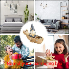 Resin Handicrafts with Clear Carvings, Can Be Bought Back As Home Decorations, Cute Home Decorations