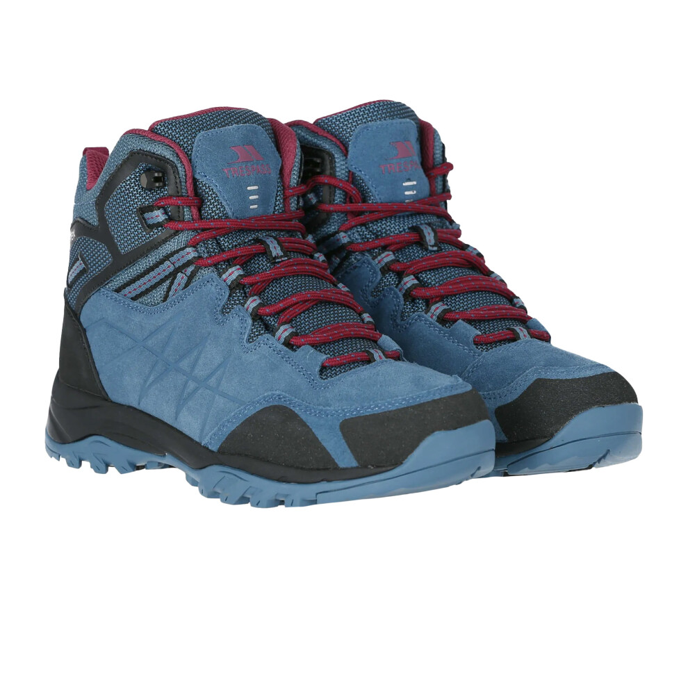 Trespass Women's Nairne Suede Walking Boots in Teal | Size: 6 - Image 3