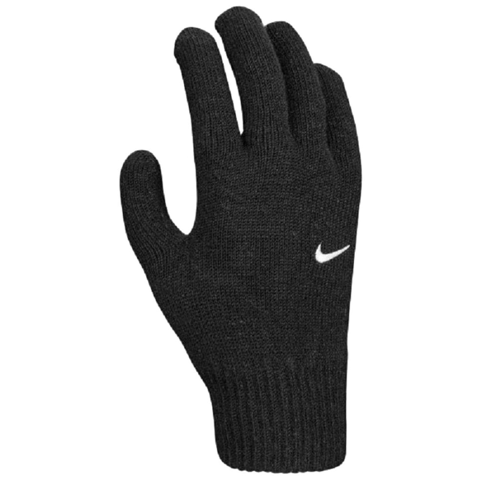 Nike (S-M, ) Mens Tech Grip 2.0 Knitted Swoosh Gloves Black