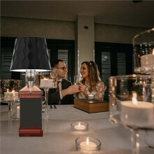 USB Rechargeable Wine Bottle Nightlight, Three-Tone Light Nordic Style Desktop Decorative Lights, Suitable for Bars