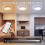 10000mAh Rechargeable  Motion-Sensing Ceiling Lamp No Wiring Light with Remote Wireless LED Light Dimmable 6