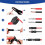 27 Packs Crimping Pliers Tools Kit for  Electeical Connectors Solar Panel PV Cable Female Connector Termianls Sets 5