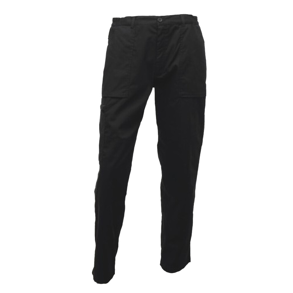 Regatta (30W X Long, ) Mens New Action Trouser (Long) / Pants Black