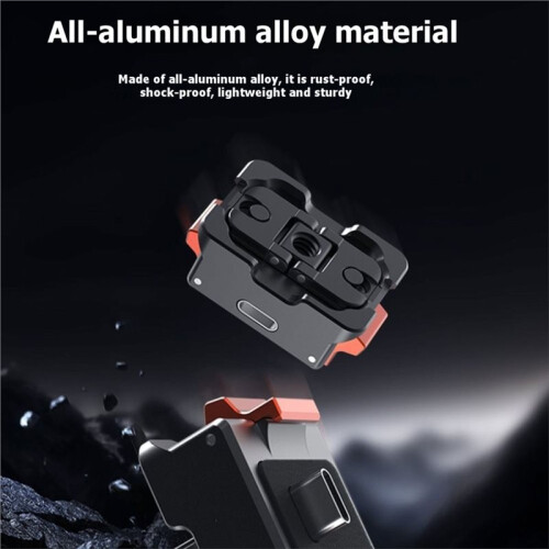 Multifunction Quick Release Magnetic Charging Base for  Pocket 4 with 1/4" Arca AC Mount Tripod Clamp Stand Adapter 2