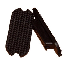 (5in, Black) Lorina Rubber Horse Fillis Stirrup Treads (Pack of 2)