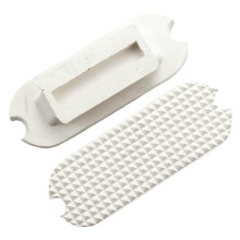 (4.75in, White) Lorina Fillis Stirrup Treads (Pair)
