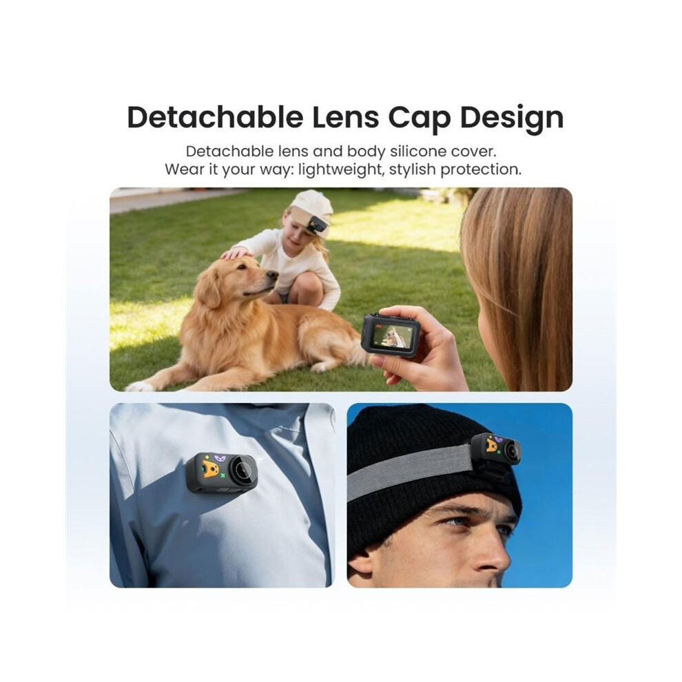 Silicone Protective Case For Osmo Camera, Anti-Scratch Anti-Shock Cover With Detachable Lens Cap & Lanyard B 6031581687964