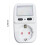 Multifunctional Electricity Bill Metering Socket with Backlight  Meter Billers Display EU Plug 2