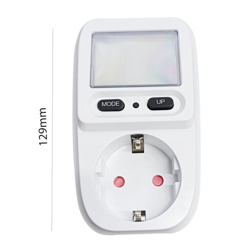 Multifunctional Electricity Bill Metering Socket with Backlight  Meter Billers Display EU Plug 1