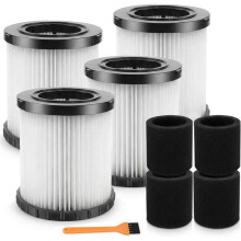 Kit de Filtro de Substituição para Aspirador para DCV580H & DCV581H 20V MAX Úmido/Seco, Inclui Filtros HEPA DCV5801H e Filtros de Espuma