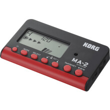 Korg - MA2-BKRD LCD Pocket Digital Metronome - Black & Red