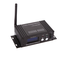 Lixada DMX 512 Controller 2.4G Wireless Transmitter Receiver LCD Display Power Adjustable Repeater Lighting Dimmer Controller for Disco DJ Party Ligh