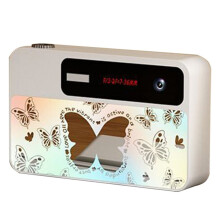 Draagbare CCD-Point-And-Shoot Camera met Spiegelende Vlindergradient en Retro Instapmodel Digitale Camera