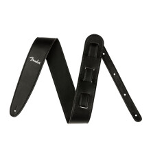 Fender Vegan Leather Strap Leather Guitar Strap Width 6.3 cm Black