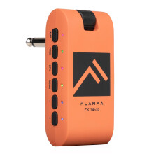 FLAMMA Bass Headphones Amp Portable Modeling Headphone Amplifier with 28 Drum Grooves 7 Amp Models Built in Effects 5 Tone Color Support Bluetooth US