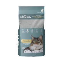 Petsentials Super Clumping Cat Litter with Fresh Linen Scent | 10L Bentonite Clay | Ultra Absorbent & Odour Control | Fast Clumping, Low Waste, Ideal