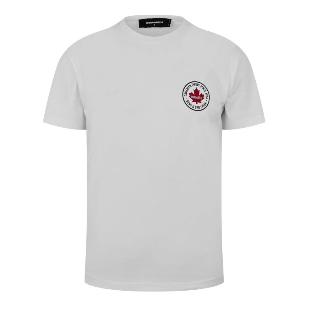 Dsquared2 (S, ) Unisex Adult Cotton Casual T-Shirt White