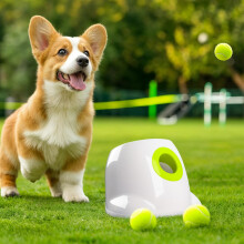ALL FOR PAWS Automatic Dog Ball Launcher, Interactive Tennis Ball Thrower for Small and Medium Size Dogs, Interactive Dog Toy Mental Stimulation Toys