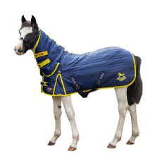 (3' 6", Navy) Gallop Ponie Combo Neck 200g Horse Stable Rug
