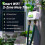 RainPoint 2 Zone  WiFi Water Timer for Garden,Built in Flow Meter,Automatic Irrigation Sprinkler Watering Timer IP54 EU Plug 2