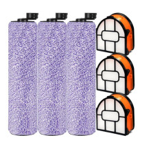 WDB1F2 Replacement Brushroll & Filte Bundle for  WD101 WD201 WD100 WD200 AW201 WD200C WD201C WD101C Vacuum Cleaner