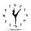 Pole Dancing Clock Hands Wall Art Decor for Dancing Room, Silent Movement Pole Dancing Clock 2