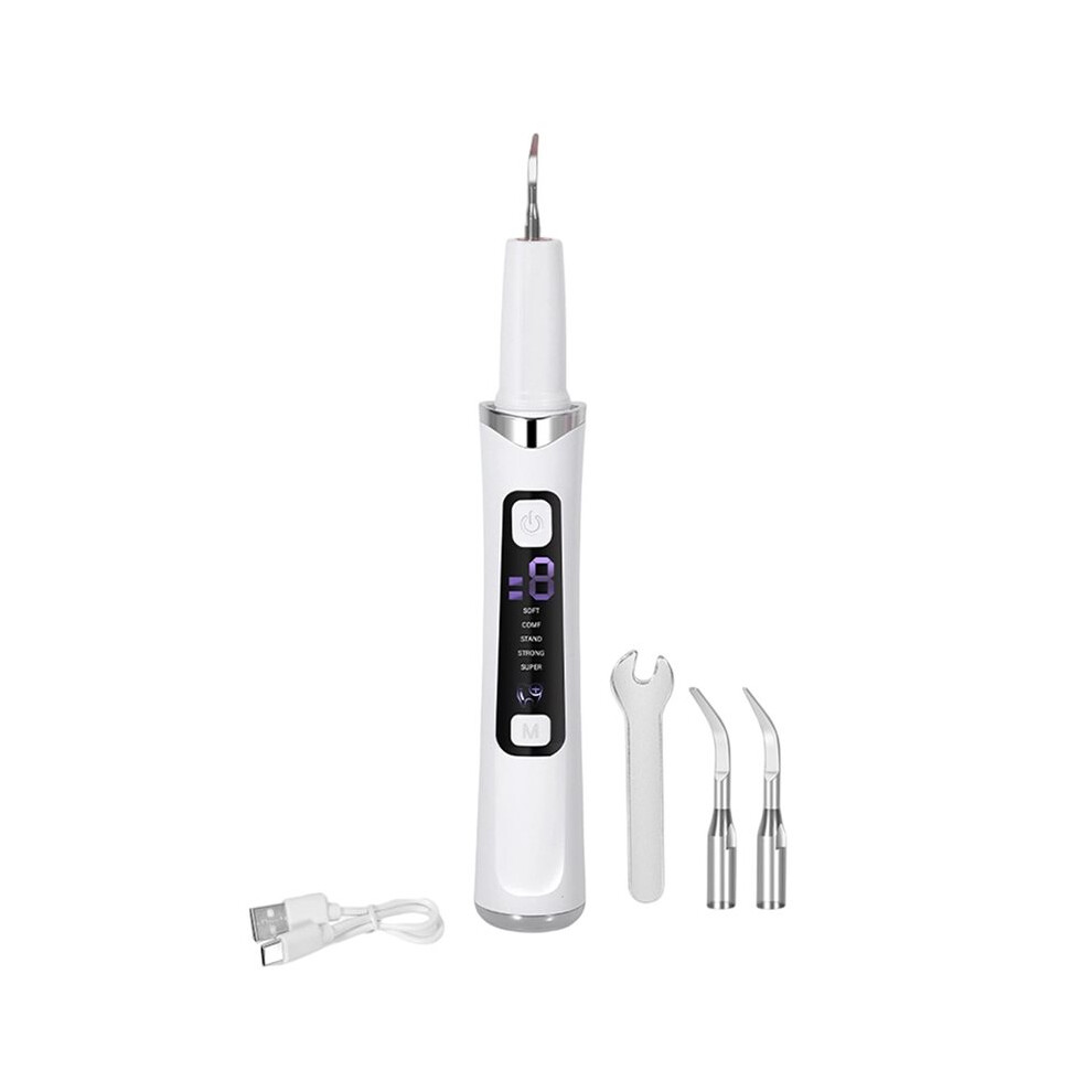 Ultrasonic Dental Scaler with LED Light, 5 Modes, Tartar Remover for Home Oral Care