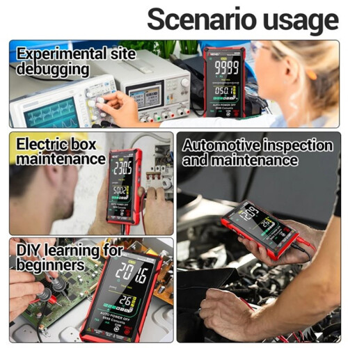 ANENG 622B Multimeter 9999 Counts InfraredLaser Tester 10A Long Endurance Test NCV Voltage Diode Multitester MeterTools 2