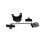 Support de Roue de Secours 51900-60280 pour  4Runner et pour  GX470 (2003-2009) - Charnière de Roue de Secours 6