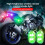 2PCS Wireless LED Strobe Lights 8-Colors Car Decor Atmosphere Light Universal LED Warning Light Drone Navigation Light 5