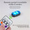 2PCS Wireless LED Strobe Lights 8-Colors Car Decor Atmosphere Light Universal LED Warning Light Drone Navigation Light 6