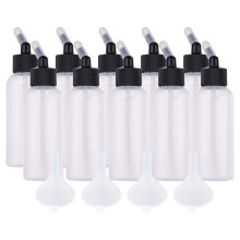 10 St 65 Ml Airbrushfärgflaskor med Sifonmatning för Iwata Badger Paasche