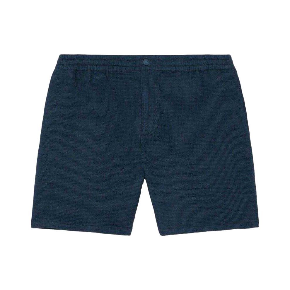 Lacoste (Xl, Navy) Mens Waffle Knit Relaxed Fit Shorts Blue,Multicoloured